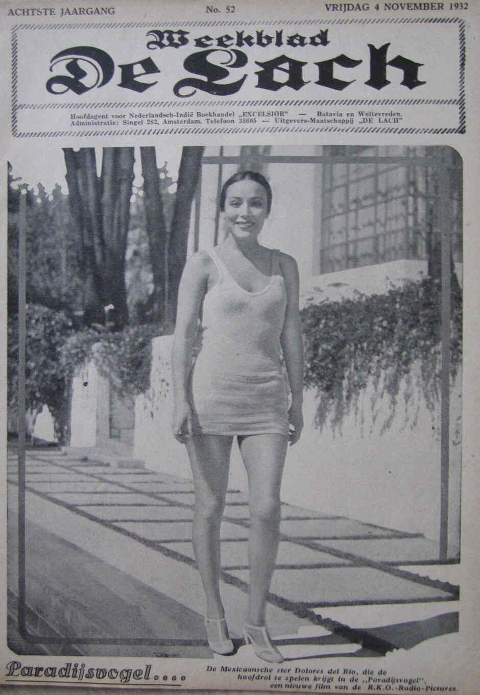 LACH | DE magazine side cover Issue 52 4 November 1932