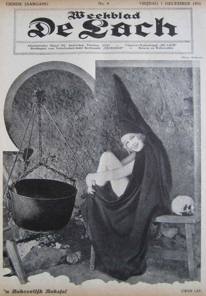 LACH | DE magazine side cover Issue 4. 1 December 1933