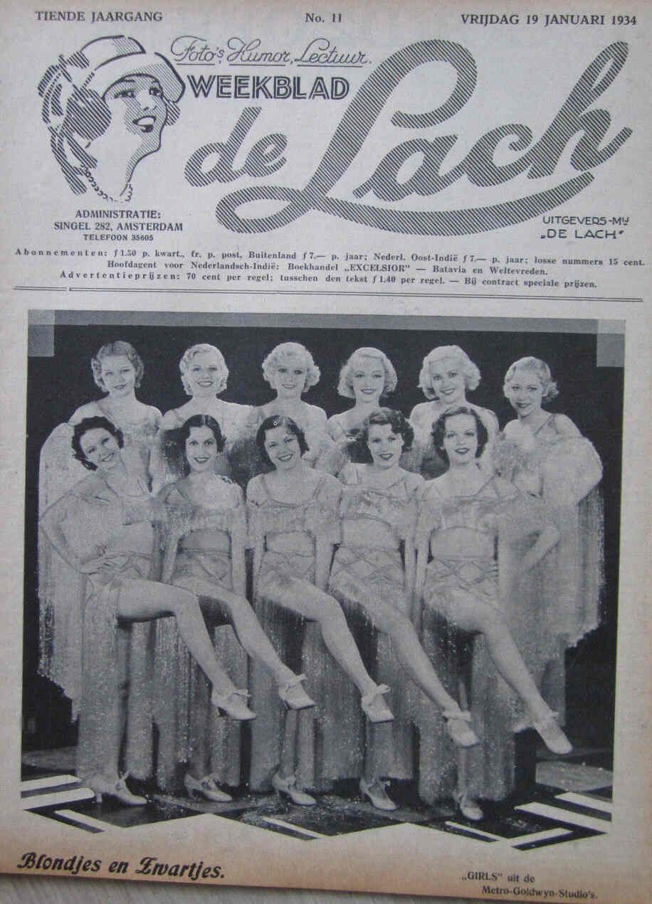 LACH | DE magazine side cover Issue 11 19 January 1934