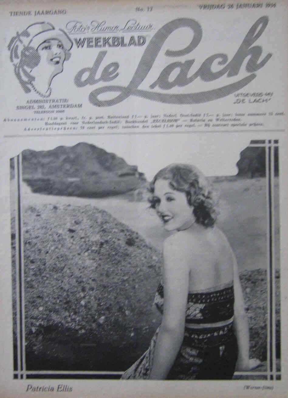 LACH | DE magazine side cover Issue 12 26 January 1934