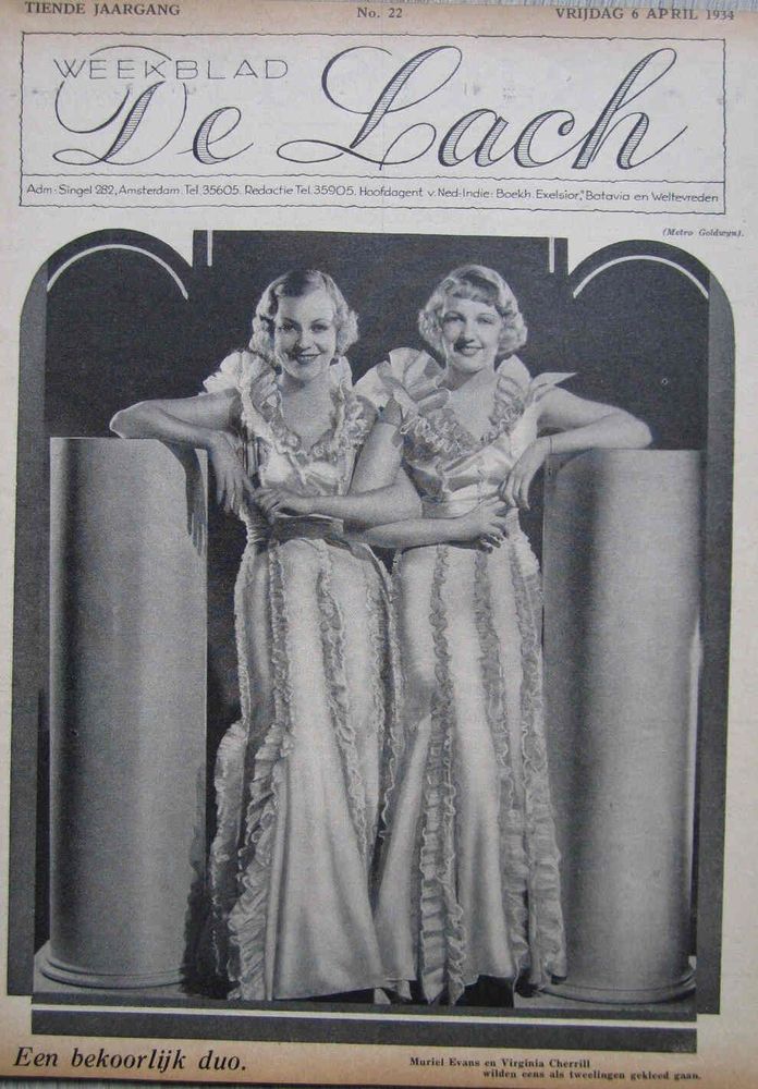 LACH | DE magazine side cover Issue 22 6 April 1934