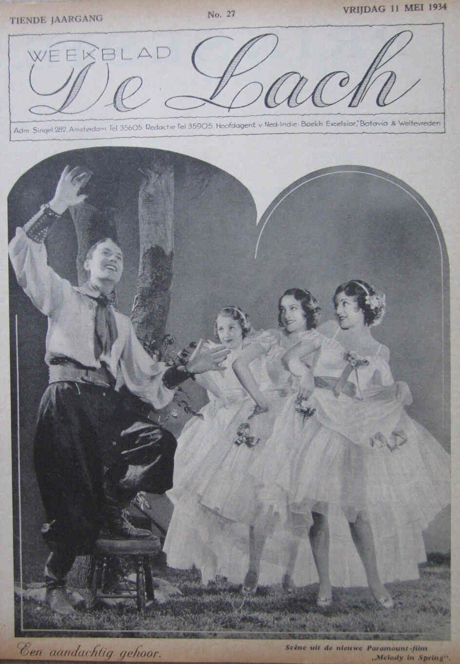 LACH | DE magazine side cover Issue 27 11 May 1934