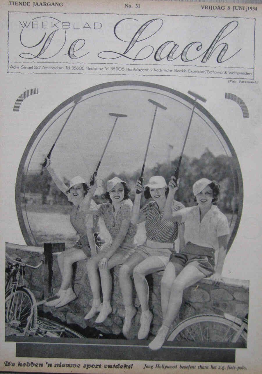 LACH | DE magazine side cover Issue 31 8 June 1934
