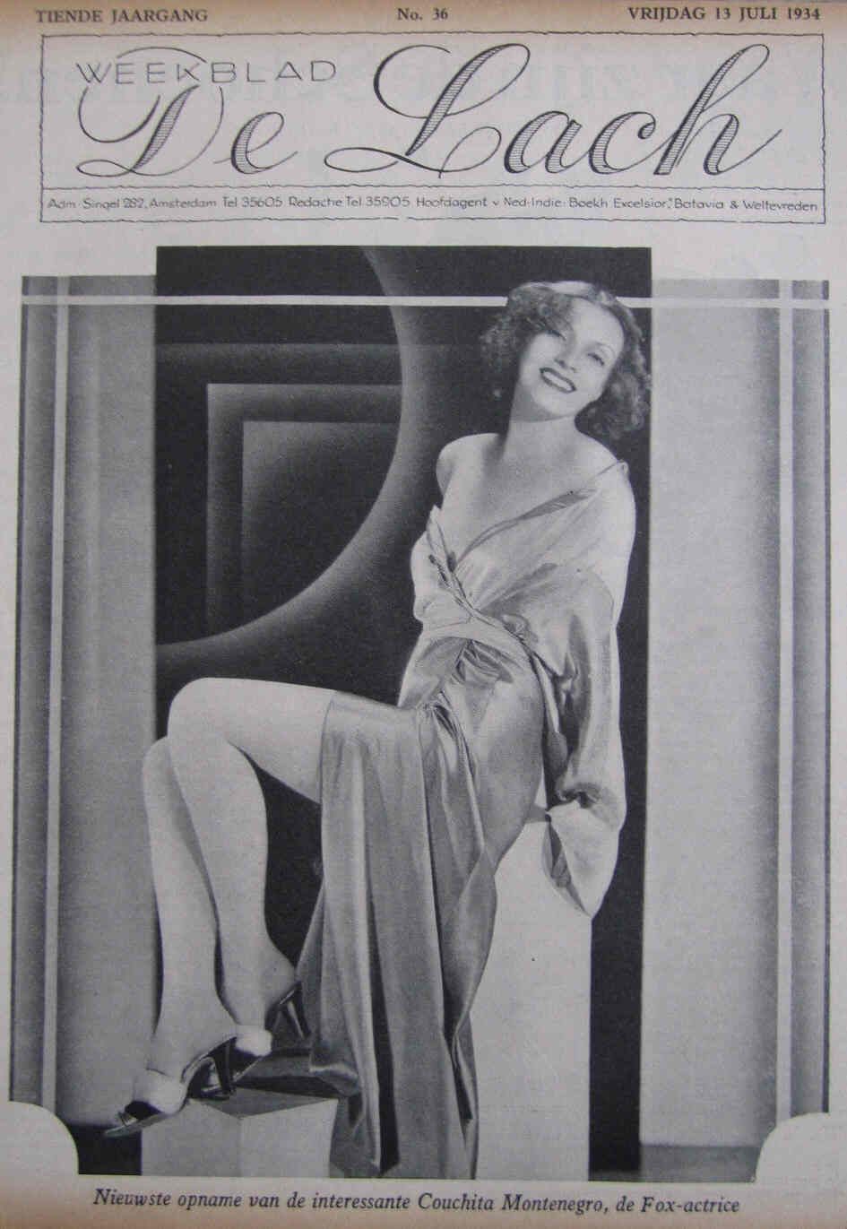 LACH | DE magazine side cover Issue 36 13 July 1934