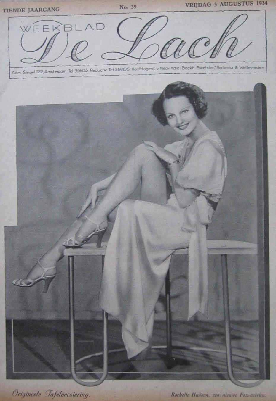 LACH | DE magazine side cover Issue 39 3 August 1934