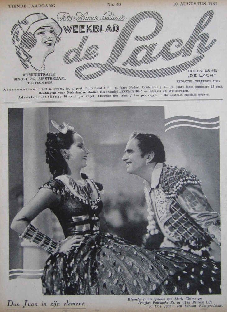 LACH | DE magazine side cover Issue 40 10 August 1934
