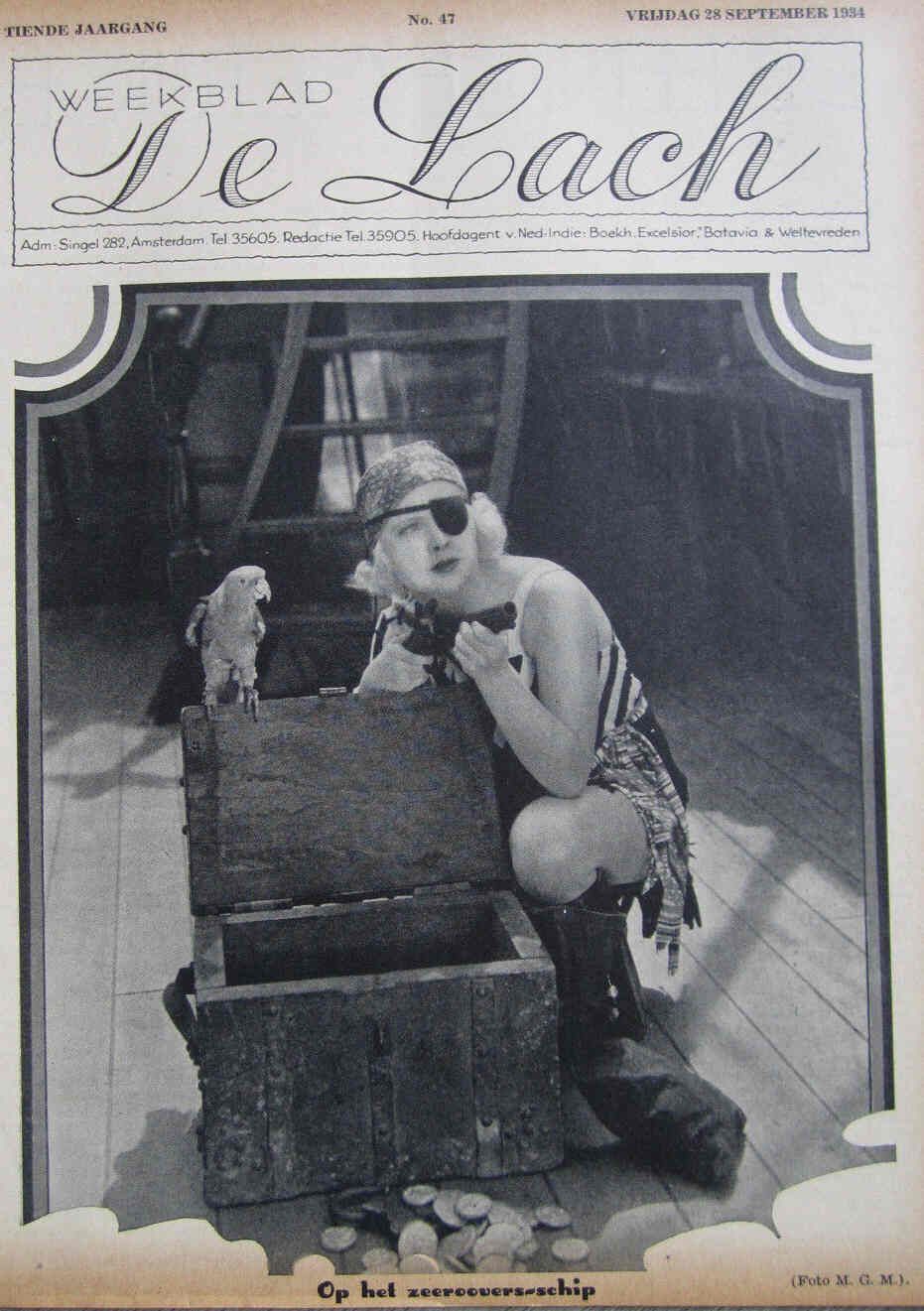 LACH | DE magazine side cover Issue 47 28 September 1934