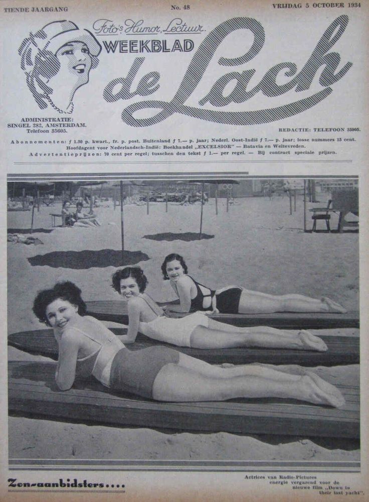 LACH | DE magazine side cover Issue 48 5 October 1934