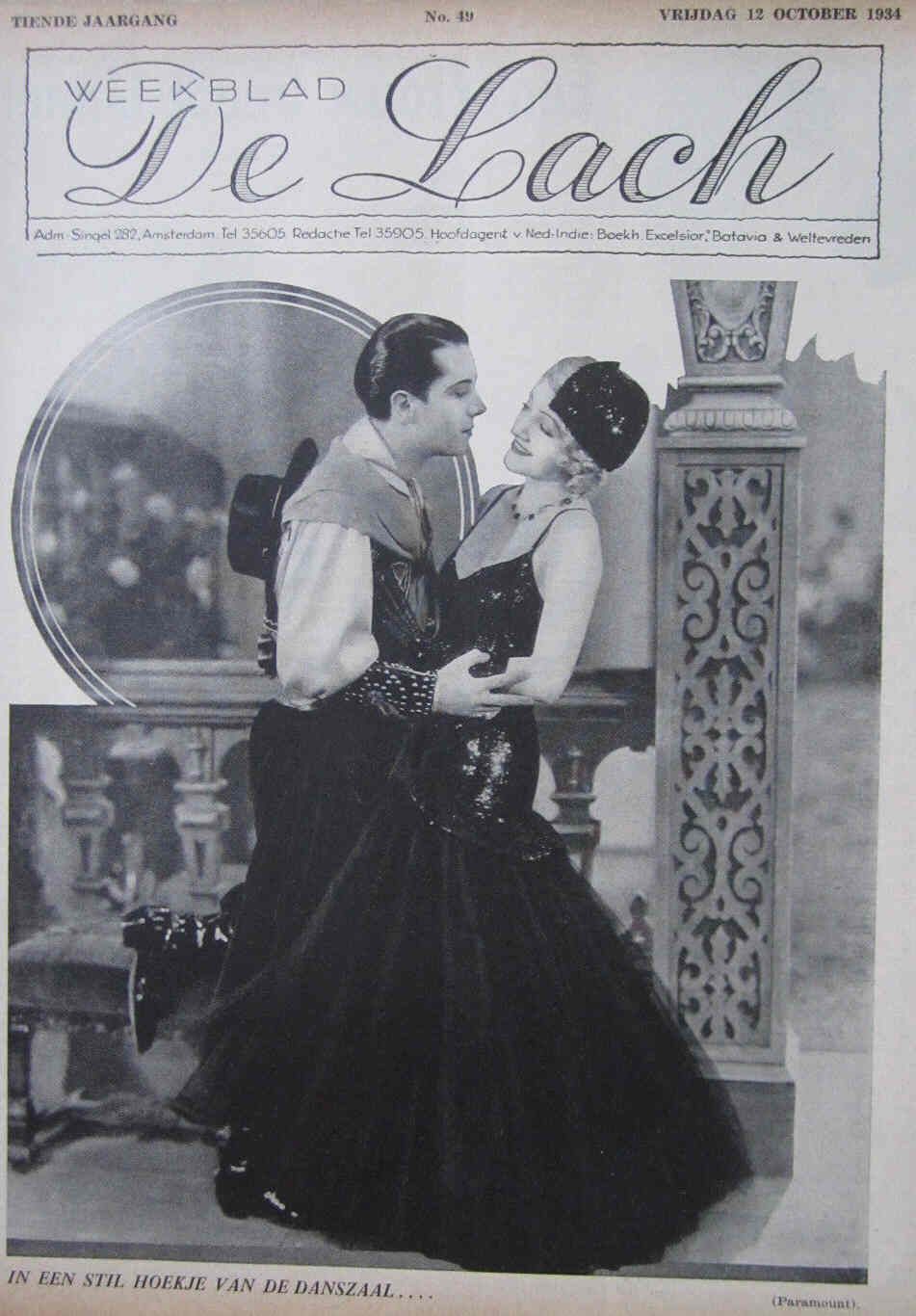 LACH | DE magazine side cover Issue 49 12 October 1934