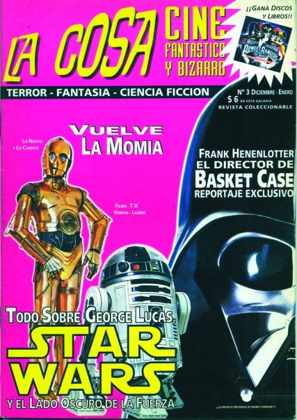 LA COSA CINE magazine side cover Issue 3 December 1995