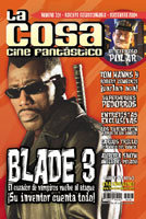 LA COSA CINE magazine side cover Issue 106 December 2004