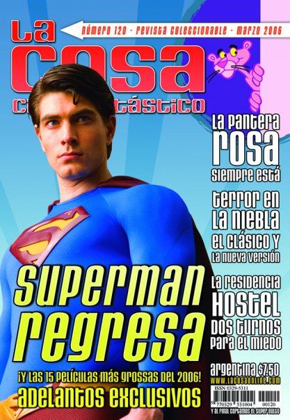 LA COSA CINE magazine side cover Issue 120 March 2006