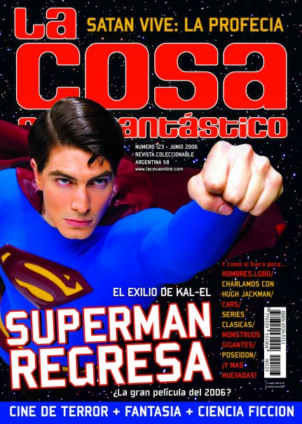 LA COSA CINE magazine side cover Issue 123 June 2006