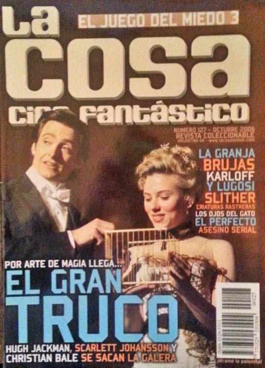 LA COSA CINE magazine side cover Issue 127 October 2006