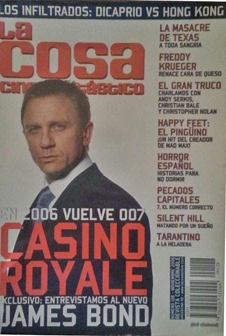 LA COSA CINE magazine side cover Issue 128 November 2006