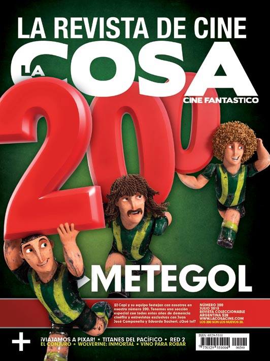 LA COSA CINE magazine side cover Issue 200 July 2013