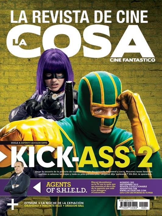 LA COSA CINE magazine side cover Issue 202 September 2013