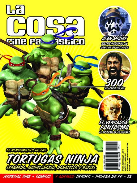 LA COSA CINE magazine side cover Issue 131 March 2007