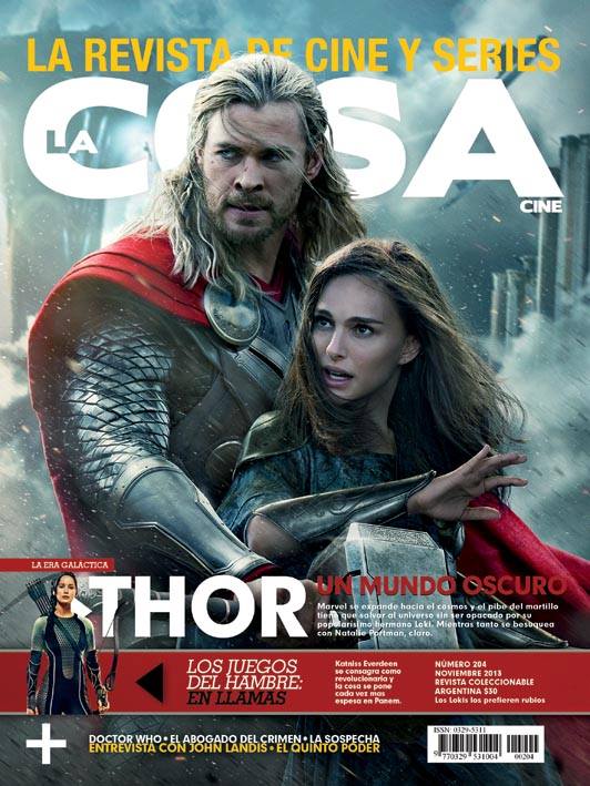 LA COSA CINE magazine side cover Issue 204 November 2013