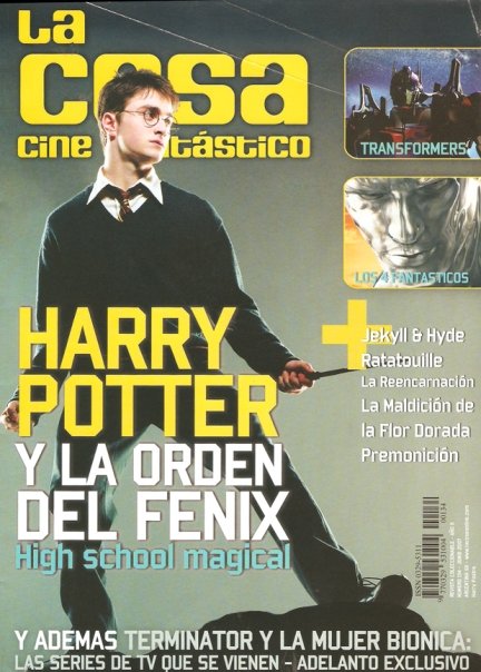 LA COSA CINE magazine side cover Issue 134 June 2007