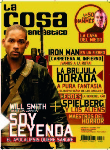 LA COSA CINE magazine side cover Issue 139 December 2007