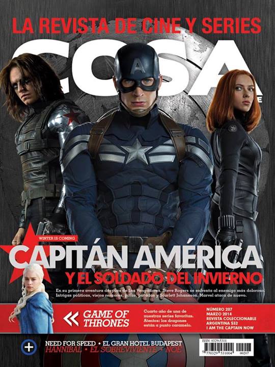 LA COSA CINE magazine side cover Issue 207 March 2014