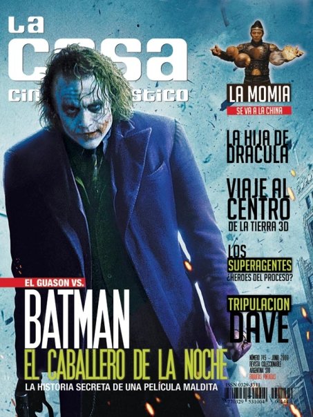 LA COSA CINE magazine side cover Issue 145 July 2008