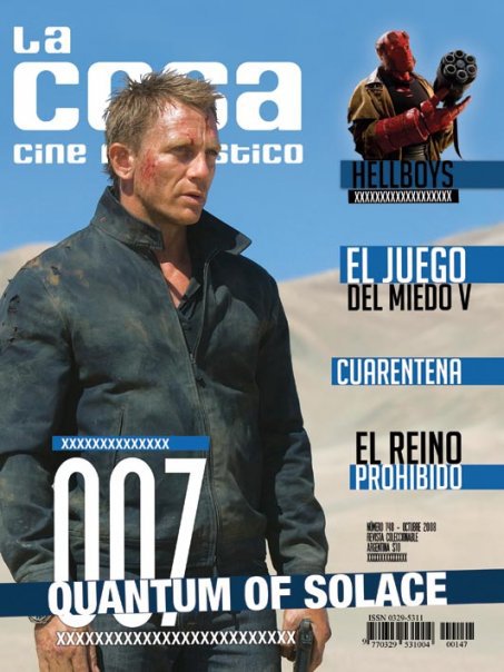 LA COSA CINE magazine side cover Issue 148 October 2008