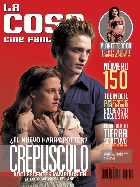 LA COSA CINE magazine side cover Issue 150 December 2008