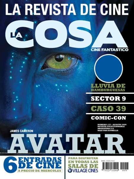 LA COSA CINE magazine side cover Issue 158 September 2009
