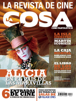 LA COSA CINE magazine side cover Issue 163 March 2010
