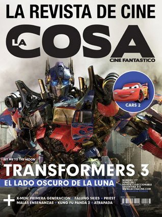 LA COSA CINE magazine side cover Issue 177 June 2011