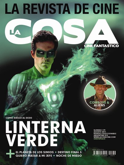 LA COSA CINE magazine side cover Issue 179 August 2011