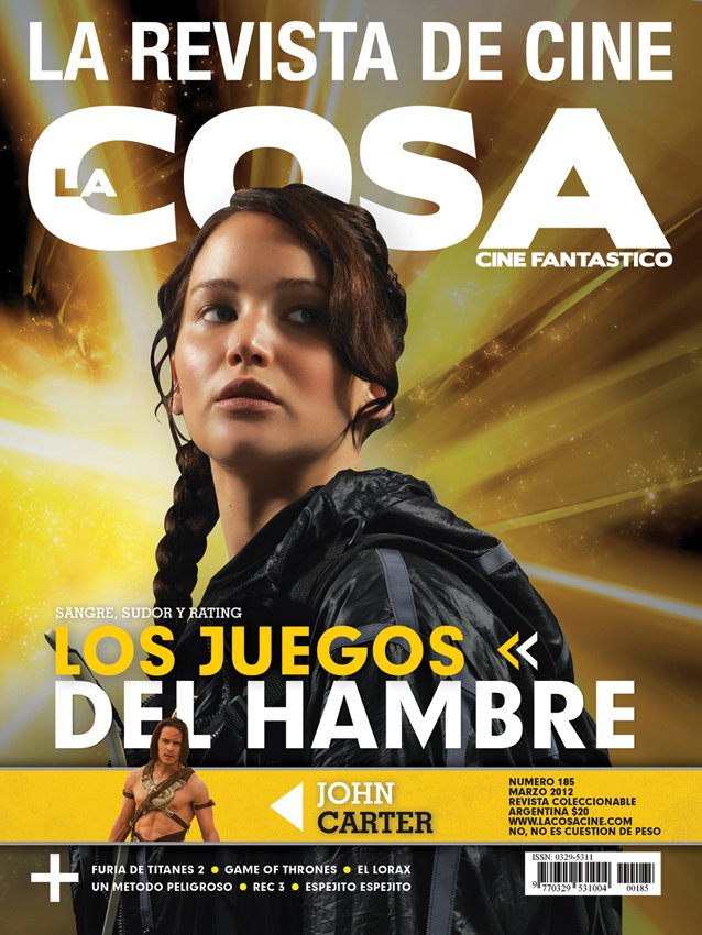 LA COSA CINE magazine side cover Issue 185 March 2012