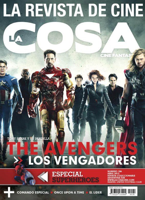 LA COSA CINE magazine side cover Issue 186 April 2012