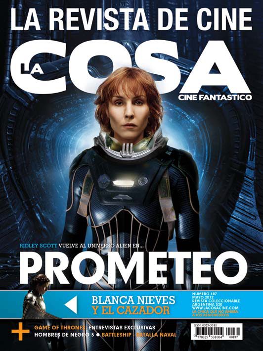 LA COSA CINE magazine side cover Issue 187 May 2012
