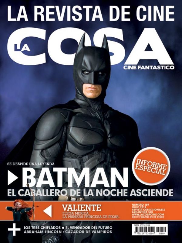 LA COSA CINE magazine side cover Issue 189 July 2012