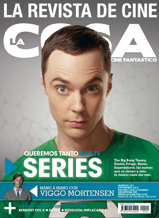 LA COSA CINE magazine side cover Issue 191 September 2012