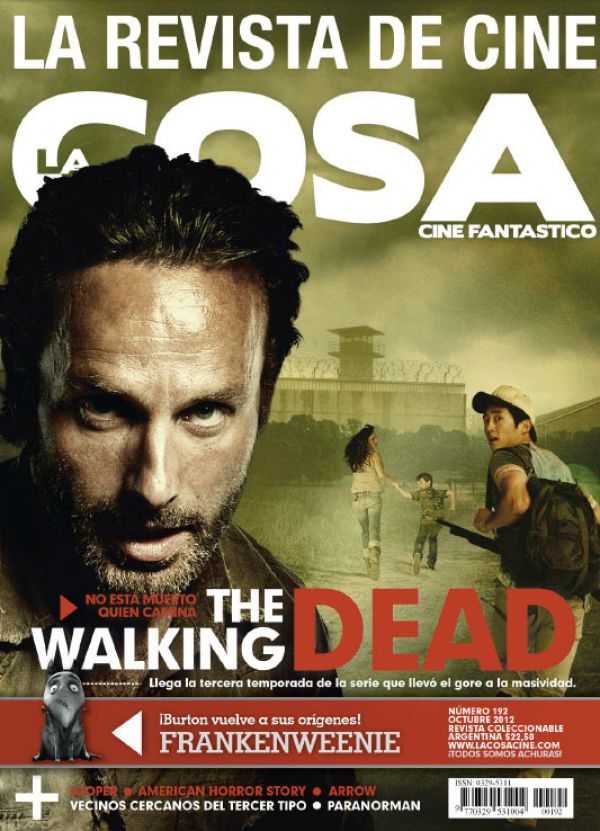 LA COSA CINE magazine side cover Issue 192 October 2012