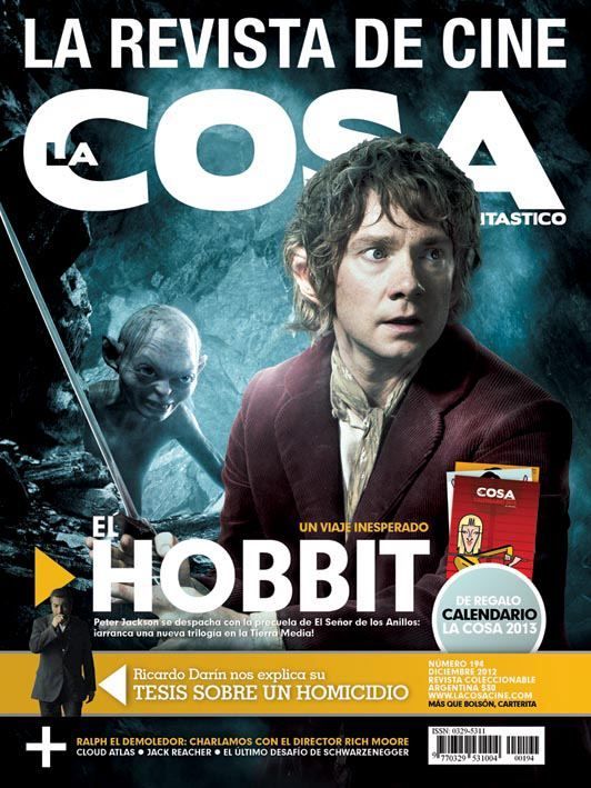 LA COSA CINE magazine side cover Issue 194 December 2012