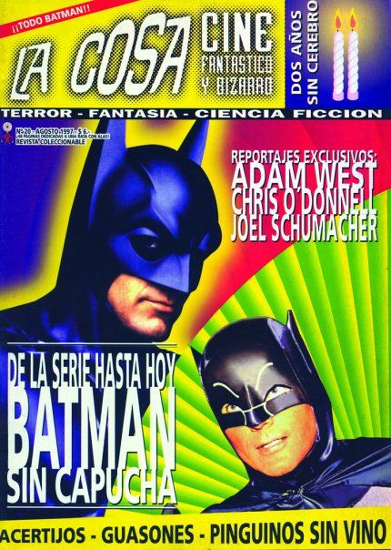 LA COSA CINE magazine side cover Issue 20 August 1997