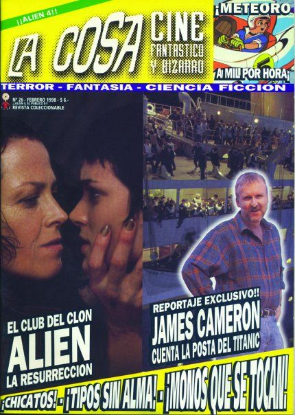 LA COSA CINE magazine side cover Issue 26 February 1998
