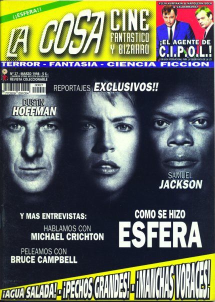 LA COSA CINE magazine side cover Issue 27 March 1998