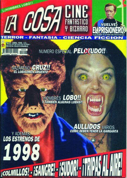 LA COSA CINE magazine cover Issue 28 April 1998