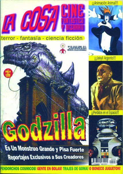 LA COSA CINE magazine side cover Issue 30 July 1998