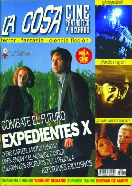 LA COSA CINE magazine side cover Issue 31 August 1998