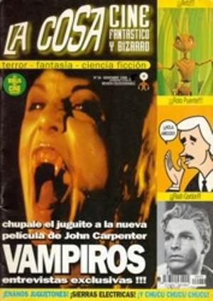 LA COSA CINE magazine side cover Issue 34  1998