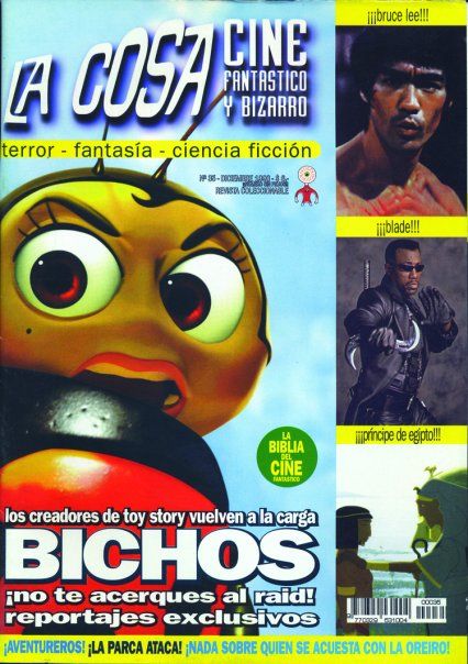 LA COSA CINE magazine side cover Issue 35 December 1998