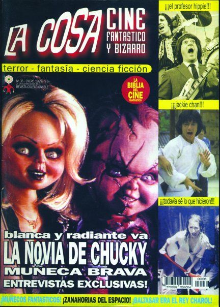 LA COSA CINE magazine side cover Issue 36 January 1999