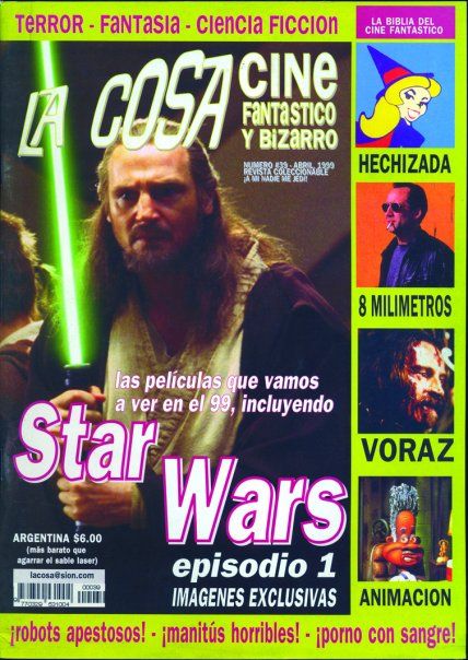LA COSA CINE magazine side cover Issue 39 April 1999